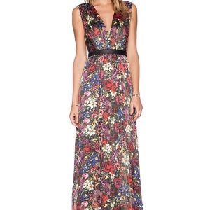 Alice and Olivia Floral Maxi Dress